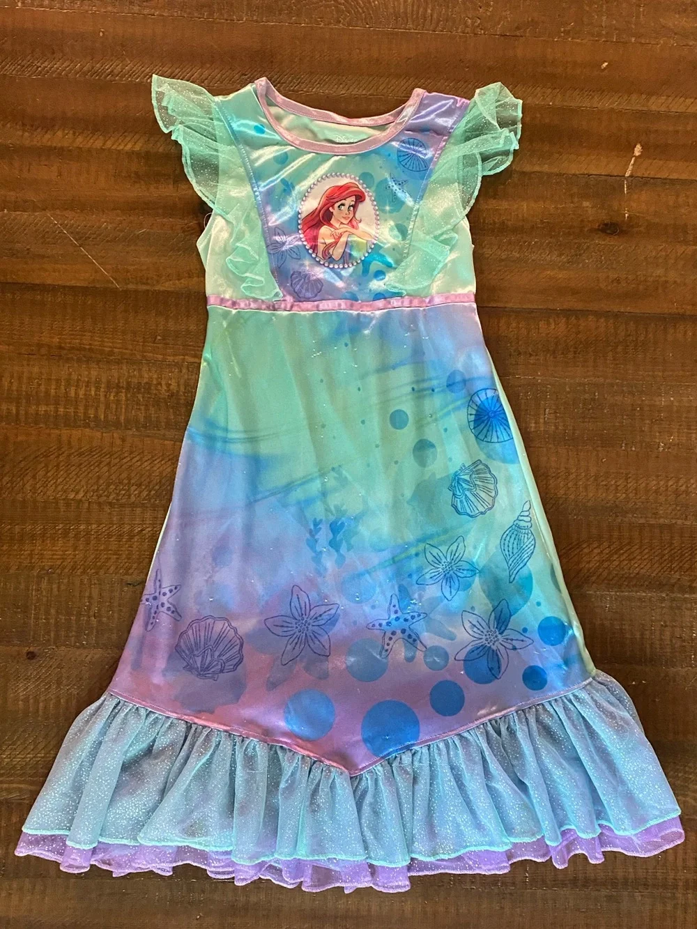 Girls Ariel Mermaid Nightgown